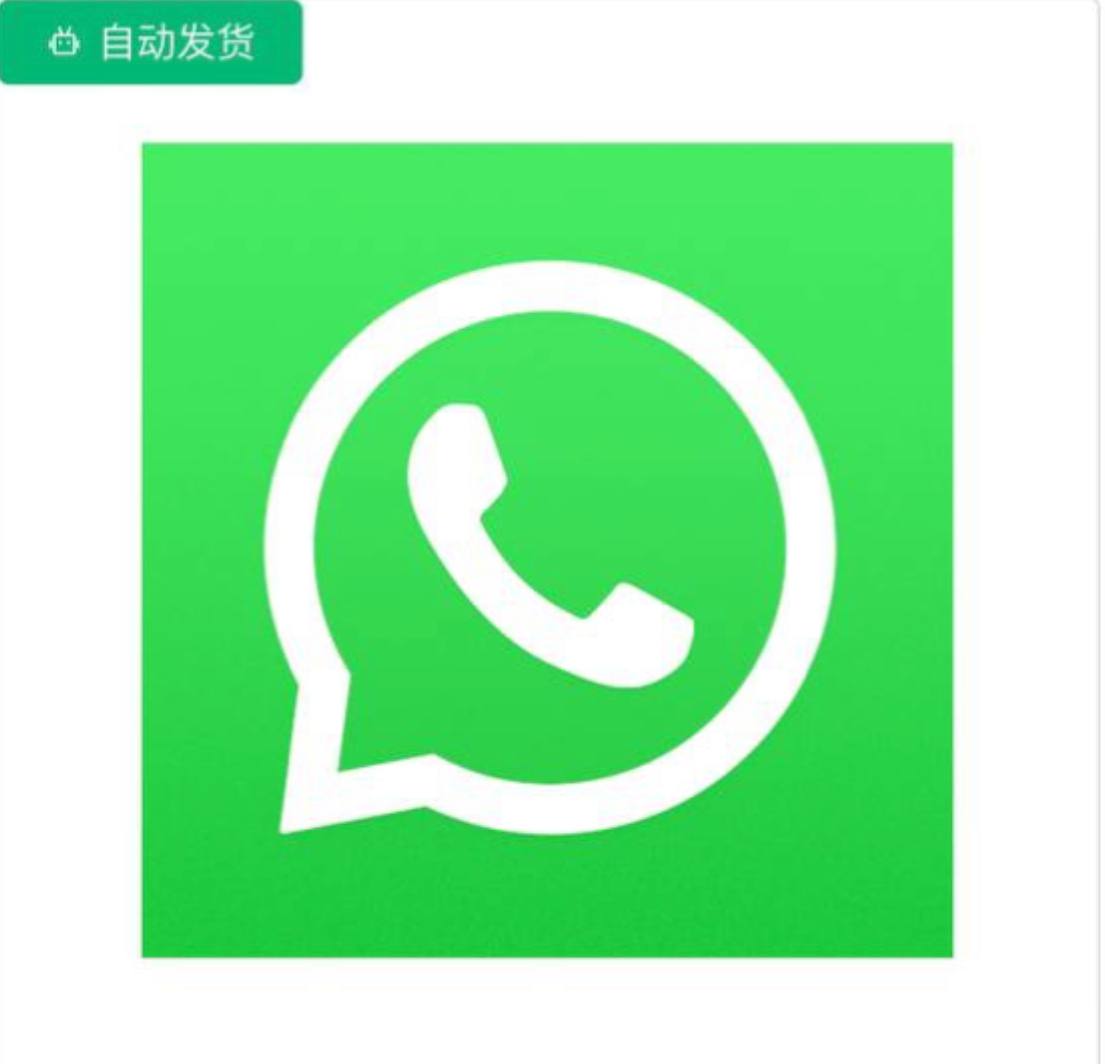 WhatsApp 香港账号 （一年）